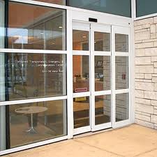 automatic door with barrier