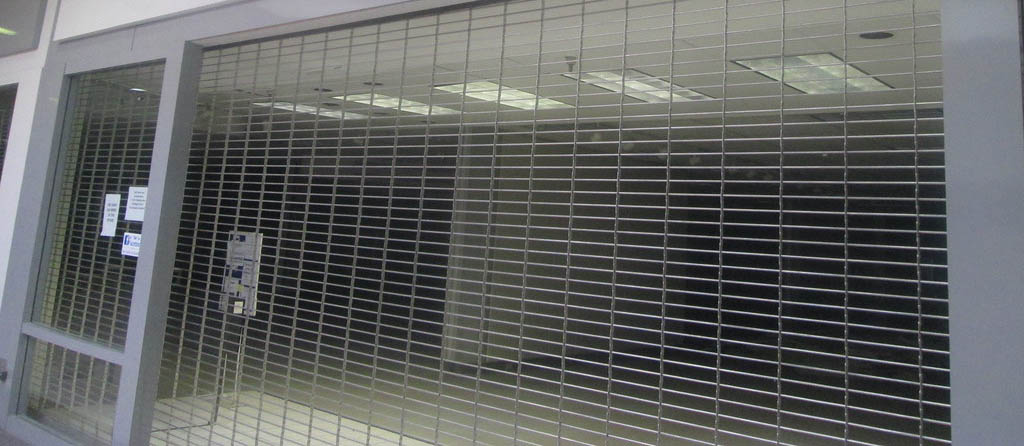 shutter doors security for mall stores